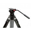 Teris TX-V12 Professional Tripod with Fluid Head 100mm bowl Load 12KG for Video camcorder tripod HDV Film RED Scarlet Epic